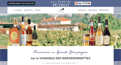 Desktop Screenshot of cognac-peyrot.com